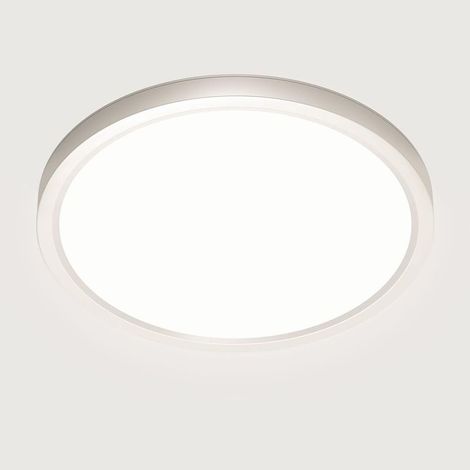 Plafonnier LED,Luminaire Plafonnier 28W 4500K,Lampe de Plafond LED Moderne Salle Blanc Neutre,Imperméable IP44,22CM,Applicable à Salle de Bain,Chambre,Cuisine,Salon,Balcon,Couloir [Classe éner (1/4)