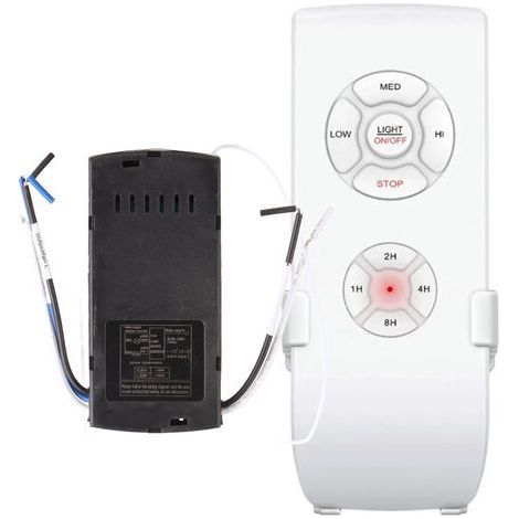 Kit de télécommande universelle pour ventilateurs de plafond – Compatible avec Hunter et Harbor Breeze – 3 vitesses – Transmission RF 433 MHz (1/5)