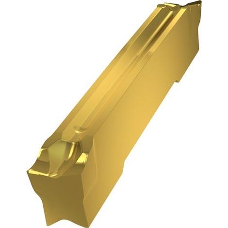 Wendeschneidplatte ISO GL3-D300G02R12-PM:G8330 Breite 3mm PVD beschichtet Gold (1/2)