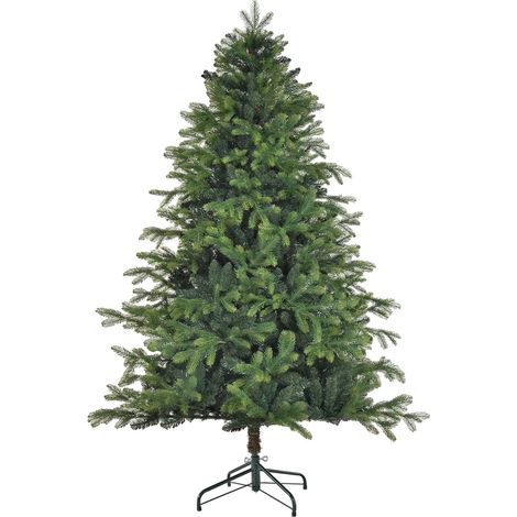 Künstlicher Weihnachtsbaum 180 cm mit 1700 Spitzen, klappbar & stabiler Metallständer, ideal für Weihnachtsdeko, grün