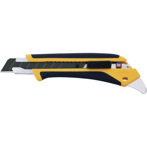Cúter OLFA con bloqueo automático y cuchilla de 18 mm, mango antideslizante. (1/5)
