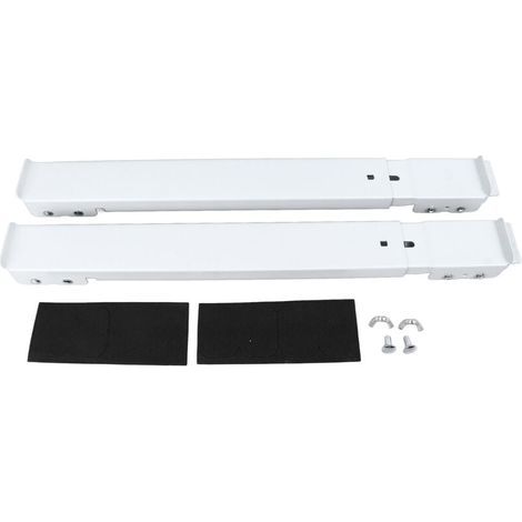 Vakuum-Rouleau Mobile extensible en fer blanc pour Machine à laver, 2 pièces, 16 roues, faible bruit, roulement de charge élevé avec chariot de frein pour meubles (1/4)