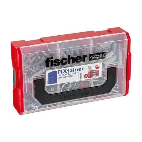 Fischer FIXtainer SX Plugs Set di Tasselli con Custodia 210 Pezzi