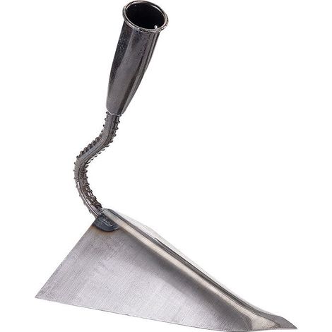 Houe triangulaire grande taille (sans manche en bois) - Houe à déborder et à creuser en acier au manganèse épaissi pour l'assolement et le desserrement du sol (1/5)