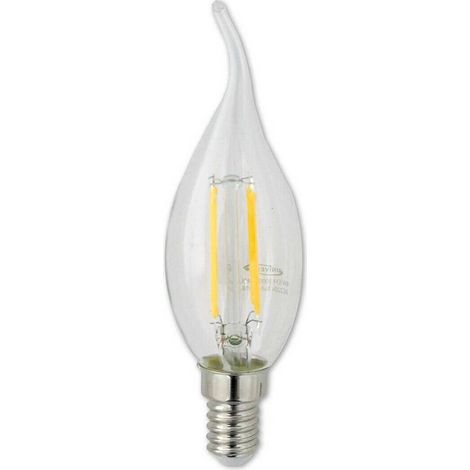 Trade Shop - LED-Glühbirne 4 W E14 Windwurz aus heißem kaltem Licht 440 lm C35A-T -