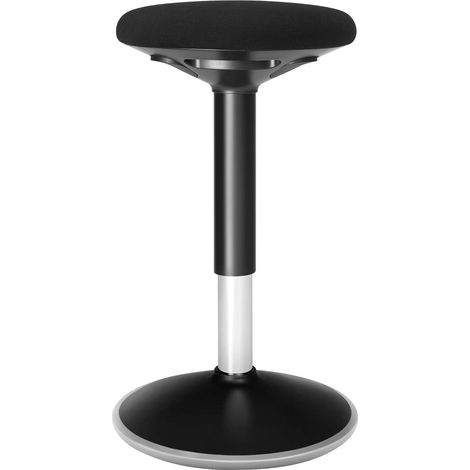 Songmics – Tabouret assis debout ergonomique – Hauteur réglable 50-65 cm – Siège de travail rotatif à 360° – Patin antidérapant en caoutchouc TPR (1/5)