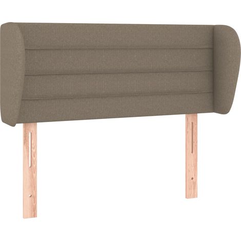 Maison Exclusive - Kopfteil mit Ohren Taupe 93x23x78/88 cm Stoff