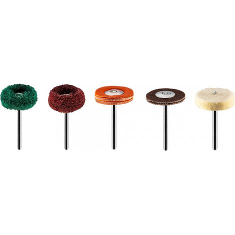 Accessori per mini levigatrice, spazzole lucidanti, feltri, set da 12 pezzi. (1/5)