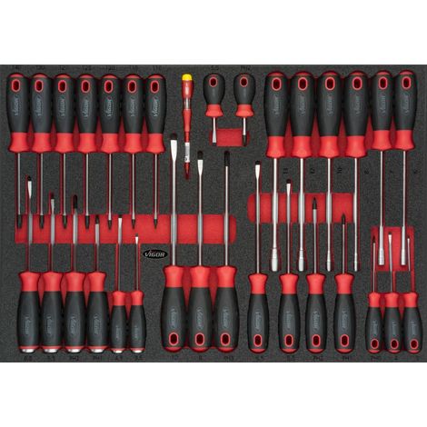 VIGOR Schraubendreher Satz V4230 32 teilig (1/4)