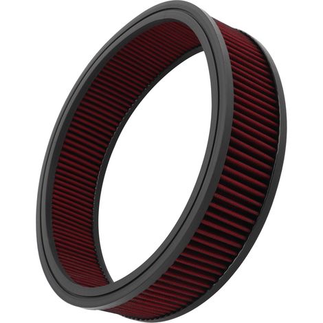 Runder Luftfilter mit hohem Durchfluss, wiederverwendbar und waschbar, Ersatz für den roten Ford-Filter. (1/5)