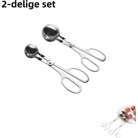 ZHIJIA PREMIUM Lot de 3 pinces de cuisine coréennes en acier inoxydable, antidérapantes et résistantes à la chaleur, pour barbecue, viande et buffet, 30,5 x 7 cm, argentées (1/5)