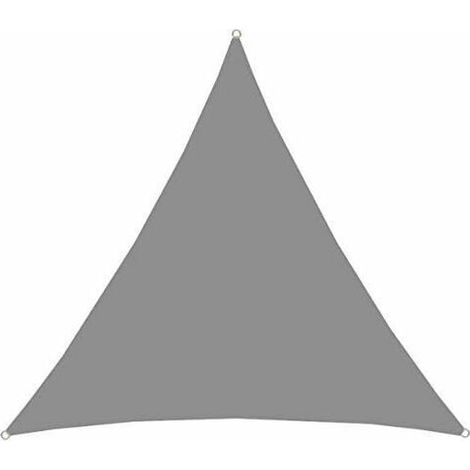 Voile d'ombrage - 4x4x4 Polyester Triangle Protection Solaire - Toile Hydrofuge (1/4)