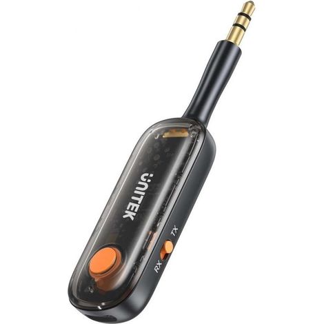UNITEK 2in1 Bluetooth 5.3 Adapter Audio Transmitter/Receiver Range 10m Black