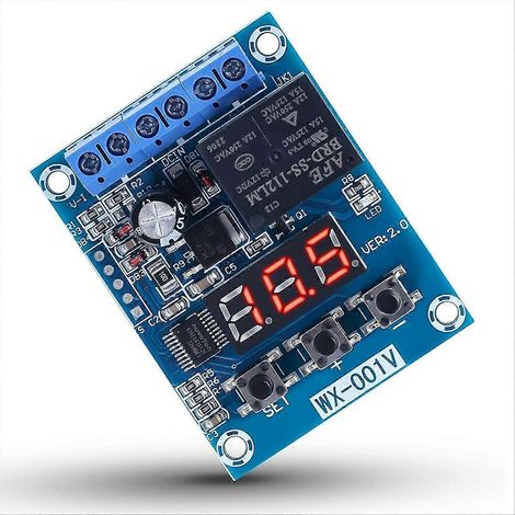 module de surveillance de tension de batterie avec coupure basse tension (1 pièce, 12 V CC) (1/5)