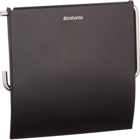 Brabantia Renew Collection Porta Rotolo da Toilette, Matt Black (1/5)