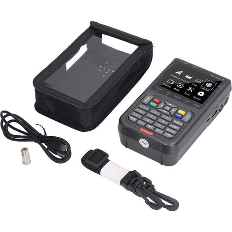 V8 Finder 2 Compteur de Signal Numérique FTA DVB-S2/S2X avec Écran LCD, Batterie Intégrée, Instrument de Mesure 2023, Certifié CE et RoHS (1/5)