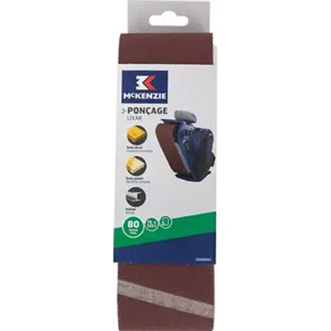 Bande abrasive sans fin - Lot de 2 - 75x533mm