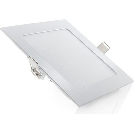 Piastra LED 9W 720Lm 6000ºK Quadrata 40.000H  [HL-PLCUAD9W-CW] (1/5)