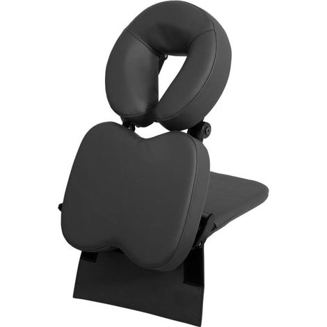 Berceau de massage de table portable avec coussinet d'appuie-bras - Support ergonomique réglable pour le massage de chaise, de bureau ou de voyage (1/5)