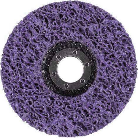 Disques à décaper violets pour meuleuses d'angle, 114 x 22 mm (4-1/2'' x 7/8''), éliminent la peinture, la rouille, les soudures et l'oxydation. (1/5)