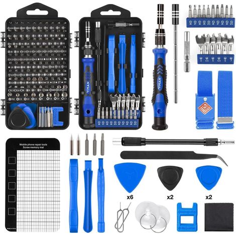 145-in-1 Präzisionswerkzeug Set für Elektronikreparatur mit Schraubenausdrehern (1/5)
