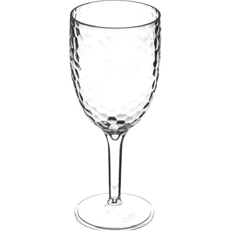 Verre à vin, boissons froides ESTIVA, plastique, transparent, 350 ml