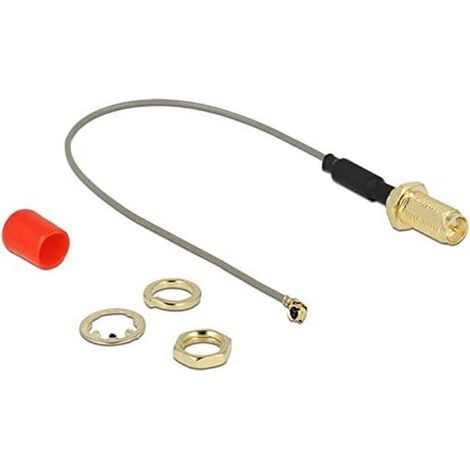 Antennenkabel RP-SMA (Buchse zum Einbau)  MHF (Stecker), Adapter Verwendung:  Anschließen von WLAN-Antennen