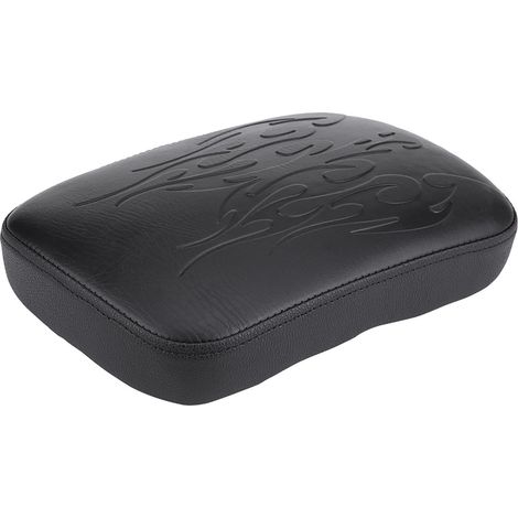 Selle passager arrière à ventouse pour moto Bobber Chopper, coussin passager en cuir (4) (1/5)