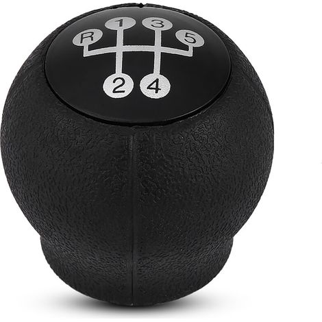 Ymiko Pommeau de Levier de Vitesse à 5 Vitesses, Levier de Vitesse Automatique Handball Tête de Pommeau de Levier de Vitesse de Voiture à 5 Vitesses Compatible avec B C (1/5)