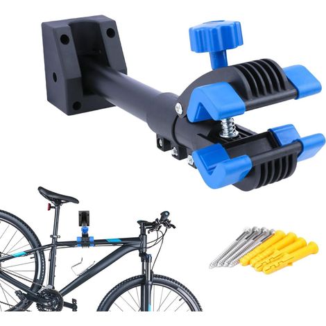 Stand De Travail Pour Vélo Pince Vélo Pliable Robuste Murale Réglable Pince Vélo Support Mural Pliable d'Entretien Gain Place Pour Garage Atelier, Vélos Montagne Route Ville (1/5)