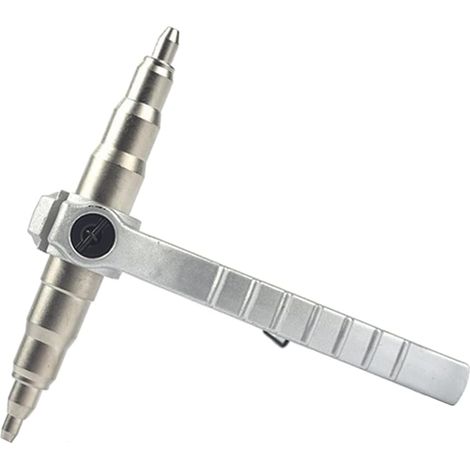 Extenseur de tube manuel en cuivre pour réfrigération hydraulique Outil de sertissage à la main Pratique Installation Outil de réparation Tête de coupe Cordon à œillets