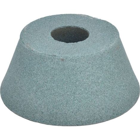 Meule abrasive en carbure de silicium vert 100 pour métaux et carbures, durable et résistante à l'usure. (1/5)