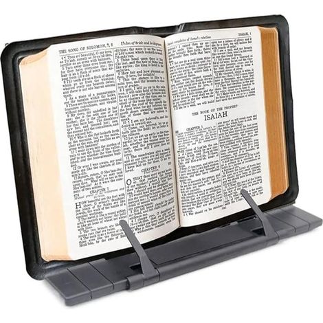 Porte-documents de bureau en métal noir avec 7 positions de réglage (1/5)