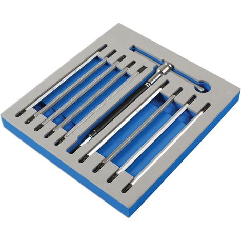 Jeu de tournevis a poignee en t a lame double extremite 12 pieces (1/4)