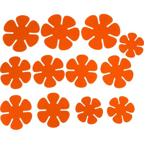 12Pcs Pot Pan Protector Felt Stacking Pads Cookware Dividers Separators Set Kitchen Supplies Orange (1/5)