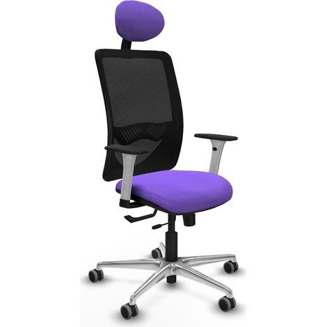 Chaise piqueras y crespo Zulema blanc accoudoirs réglables (1/2)