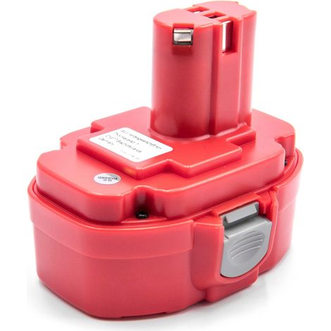 vhbw 1x Akku kompatibel mit Makita LS711DWBEK, LS711DWA, LS711DZ, LS800DWA, LS800D, LS800DWAE, LS711D Werkzeug (3000 mAh, NiMH, 18 V) (1/2)