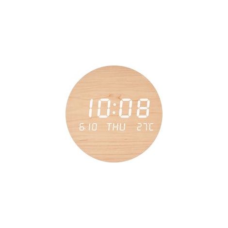Reloj de pared LED creativo – Para salones, dormitorios y otras estancias – Estilo escandinavo sencillo: un accesorio ideal para un estilo de vida consciente - Crezuo