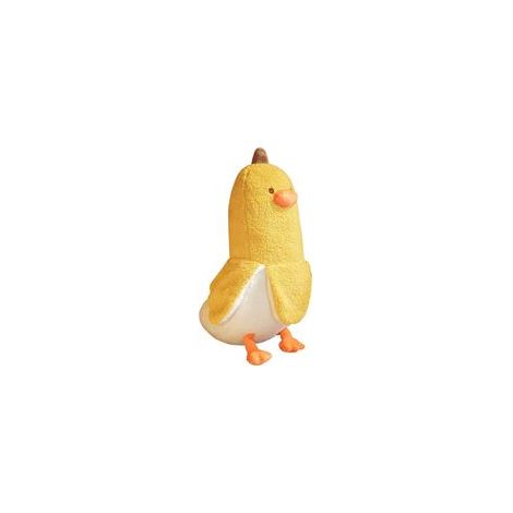 Anatra di peluche banana – un simpatico giocattolo coccoloso, cuscino, anatra di peluche, adatto a bambini e bambine, giallo, 50 cm (19,7 pollici) – Crezuo
