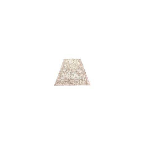 Tapis à la mode pour le salon de la chambre : beige clair oriental, épais, dense, 120x170 cm (1/3)