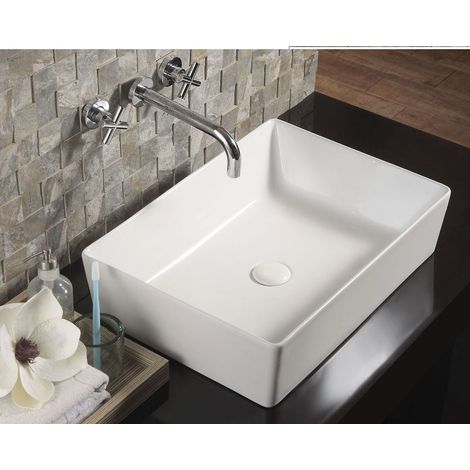 Triomini Slim lavabo de comptoir 55x39 cm sans débordement (SLM5539)