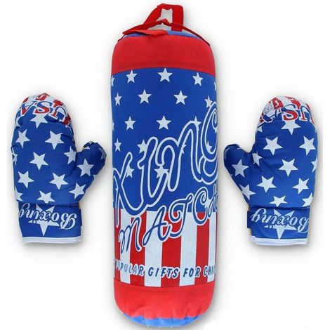 Ensemble de boxe pour enfants avec sac de frappe et gants GO51403