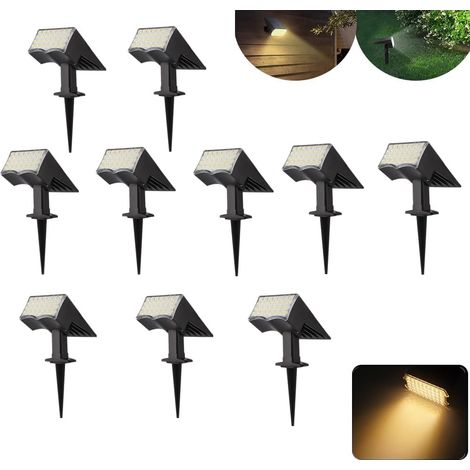 2 Pièces 8LED Lumière de Jardin Solaire, Lampes Solaires Lucioles Coloré Etanche IP65, Lumière Oscillante Lumières Solaire Firefly Extérieur Décoratives pour Allée Terrasse, Jardin, Patio (1/5)