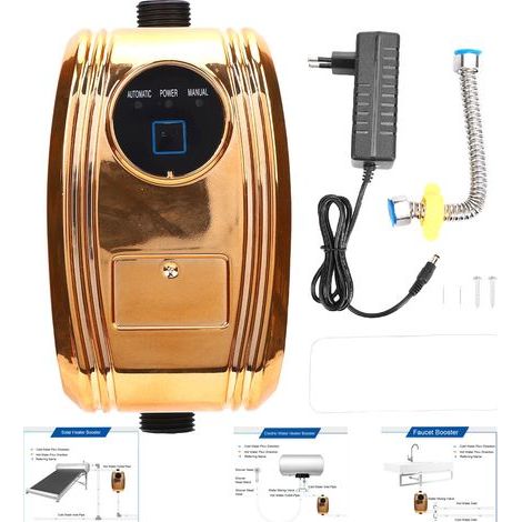 80W Pompe de Surpression Automatique, Pompe de Surpression Automatique, Protection IP56, 28L/min pour la Maison, la Salle de Bain, la Cuisine, le Linge(EU)