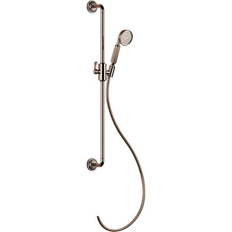 Barra de ducha Gessi Venti20 con soporte curvo, con soporte de