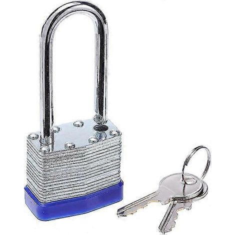 Cadenas Melaleuca à poutre longue et poutre courte, en acier trempé, cylindre à goupilles en laiton résistant au crochetage (40 mm, non ouvert) (1/2)