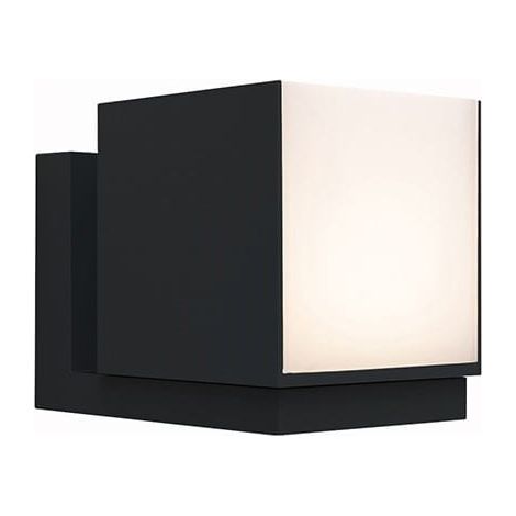 Lampada da parete per esterni CUBA nera Lutec 5193803012 (1/5)
