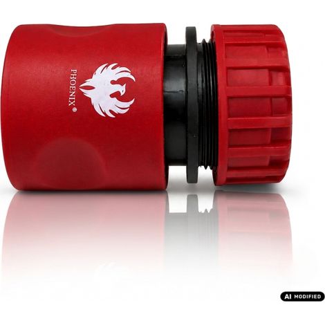Coupleur rapide PHOENIX 13 mm (1/2') - 15 mm (5/8') pour tuyau d'arrosage (1/3)