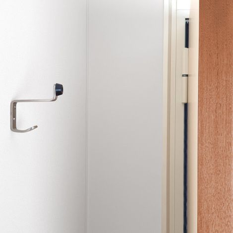 Ouvre&Déco – Butée de porte murale CROCHET, Inox mat (1/5)