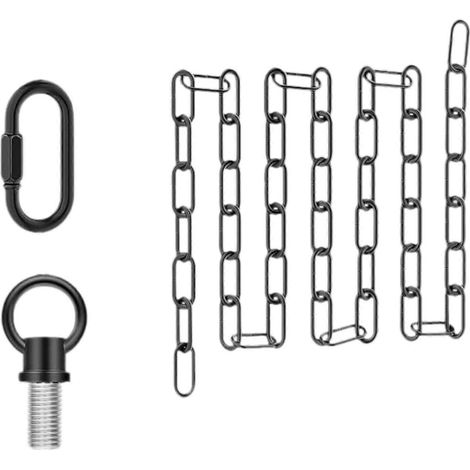 Kit de chaîne de suspension robuste en métal pour lustre à monter soi-même (1/4)